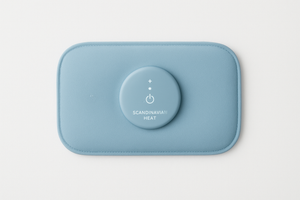 Uppvärmd värmekudde för mensvärk