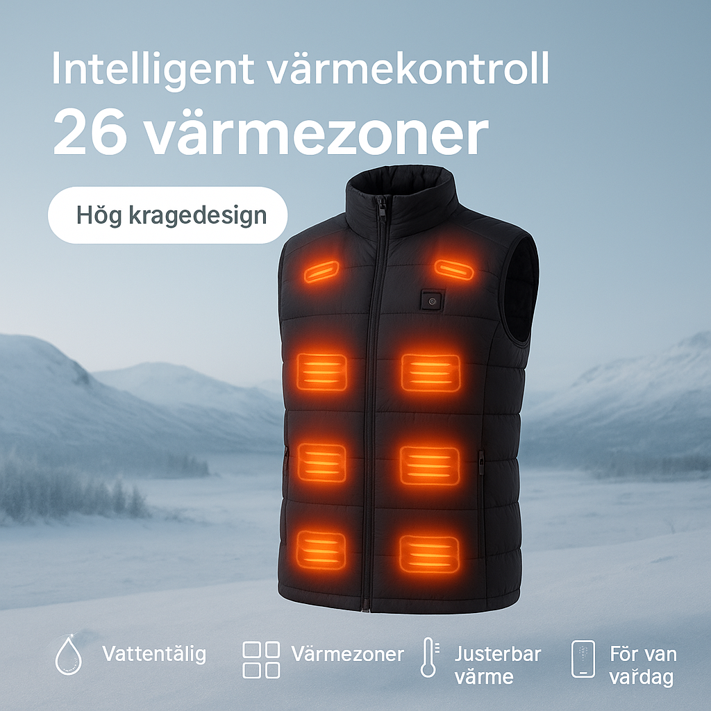 Herr och Dam Smart Värmeväst