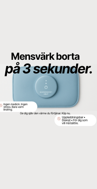 Uppvärmd värmekudde för mensvärk