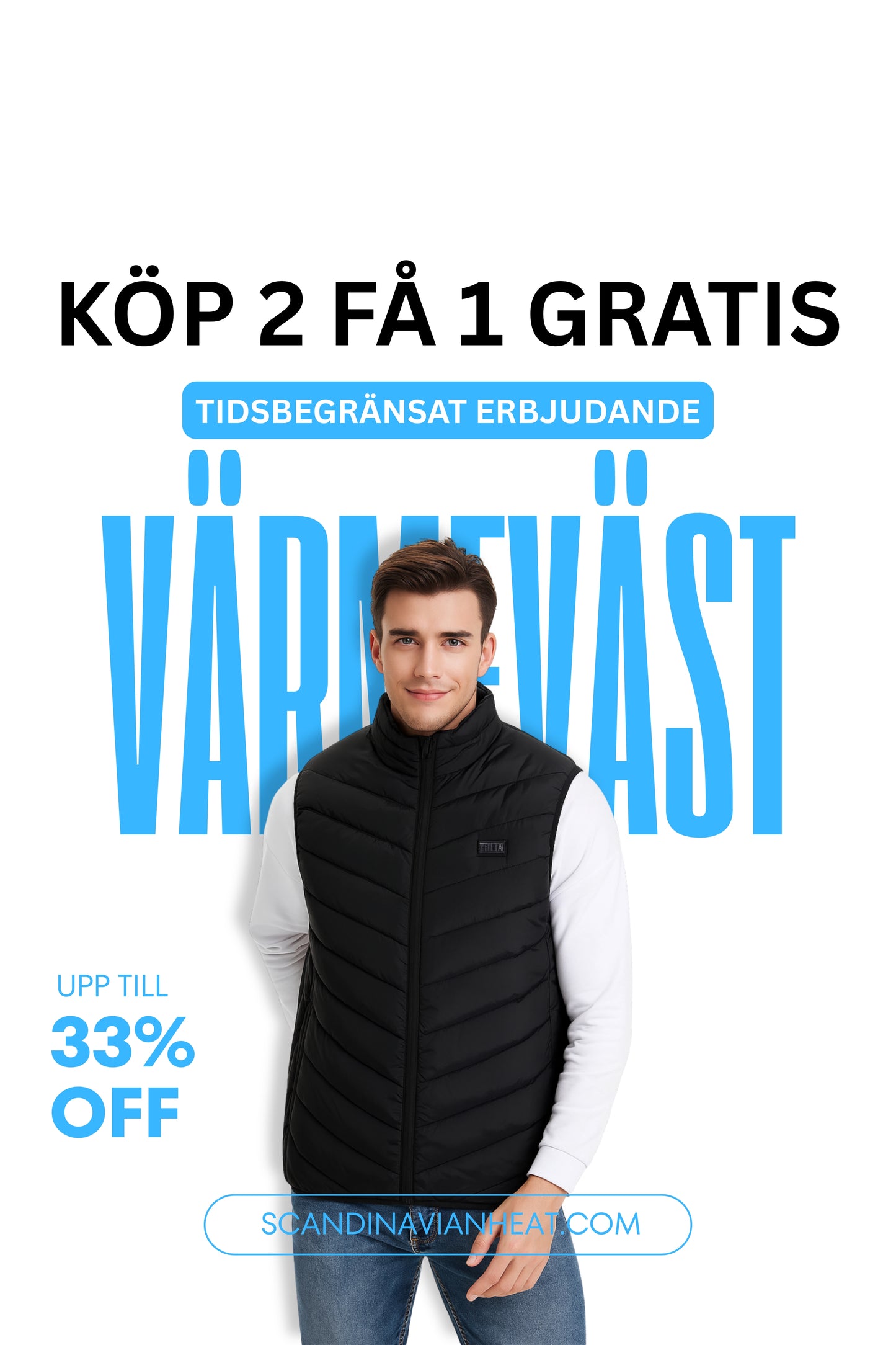 Herr Smart Värmeväst