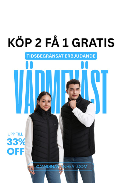 Herr och Dam Smart Värmeväst
